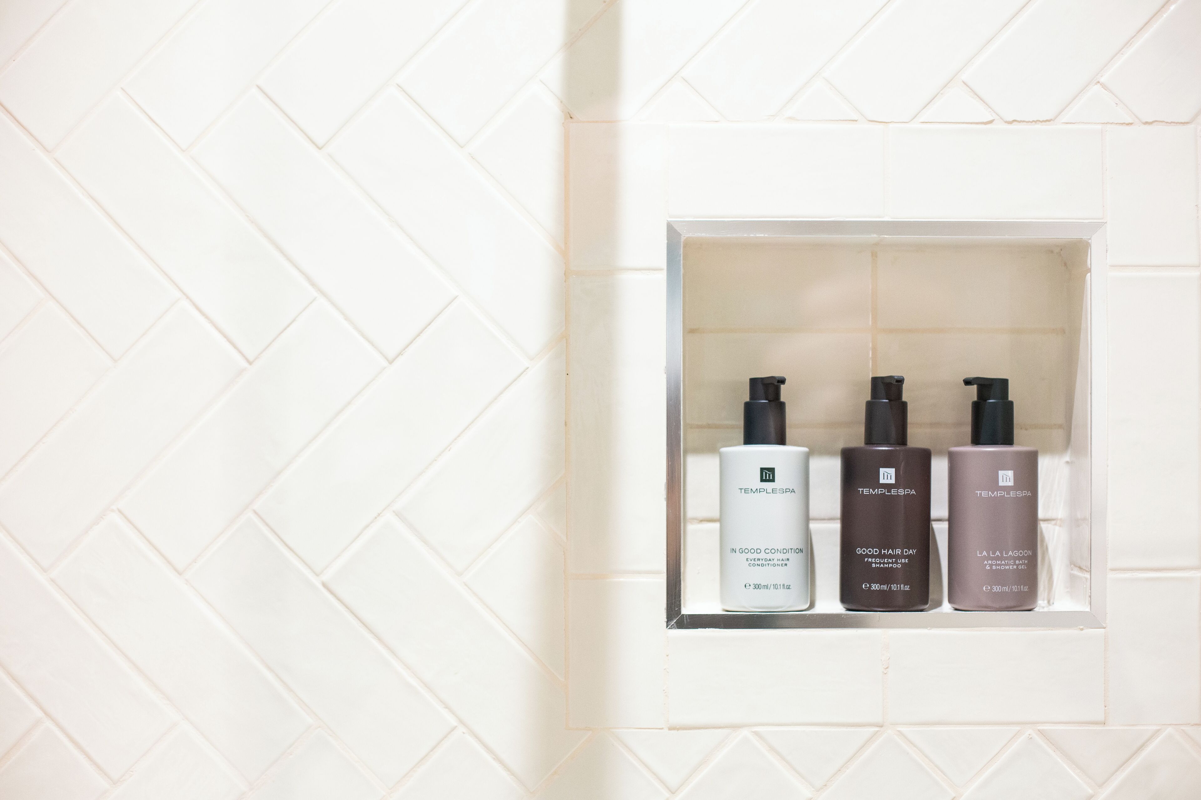 shower, free toiletries, hair dryer, bathrobes