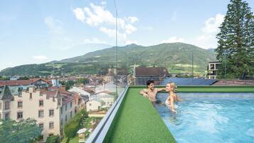 Innenpool, Außenpool, geöffnet von 07:00 Uhr bis 20:00 Uhr, Liegestühle