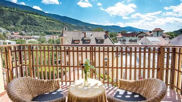 Blick vom Balkon