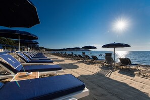 Plage privée à proximité, cabana (supplément), chaise longue, parasol