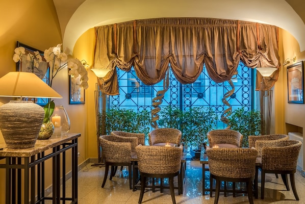 Lobby sitting area