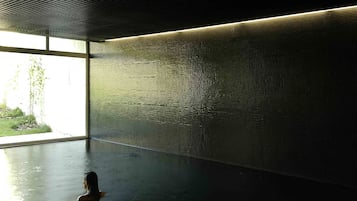 Sauna, boblebad, tyrkisk bad/hammam, kropsbehandlinger, hydroterapi