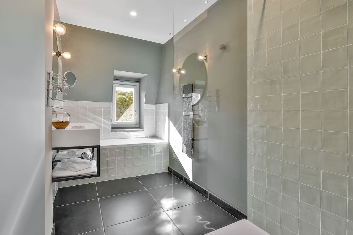 free toiletries, hair dryer, bathrobes, slippers