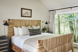 Habitació prèmium, 1 llit de matrimoni gran (Garden, Forest View) | Roba de llit hipoal·lergògena, cobrellits i decoració individual 