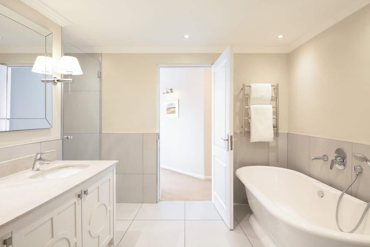 free toiletries, hair dryer, bathrobes, slippers