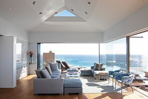 Luxury Villa (Ellerman House Two) | Living area | LCD TV, DVD player, iPod dock, heated floors