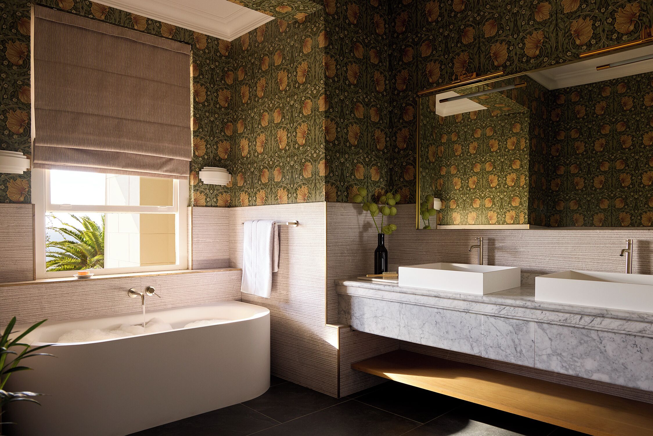 Habitación Deluxe (House) | Baño | Amenidades de baño gratuitas, secadora de cabello, batas, pantuflas 