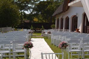 Área de bodas al aire libre