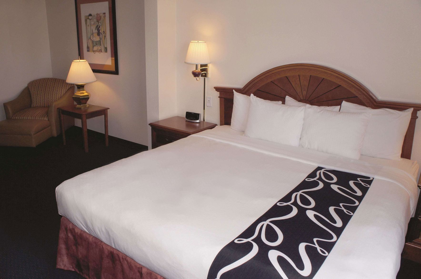 Ropa de cama de alta calidad y escritorio 
