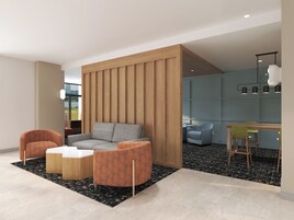 Sala de estar en el lobby