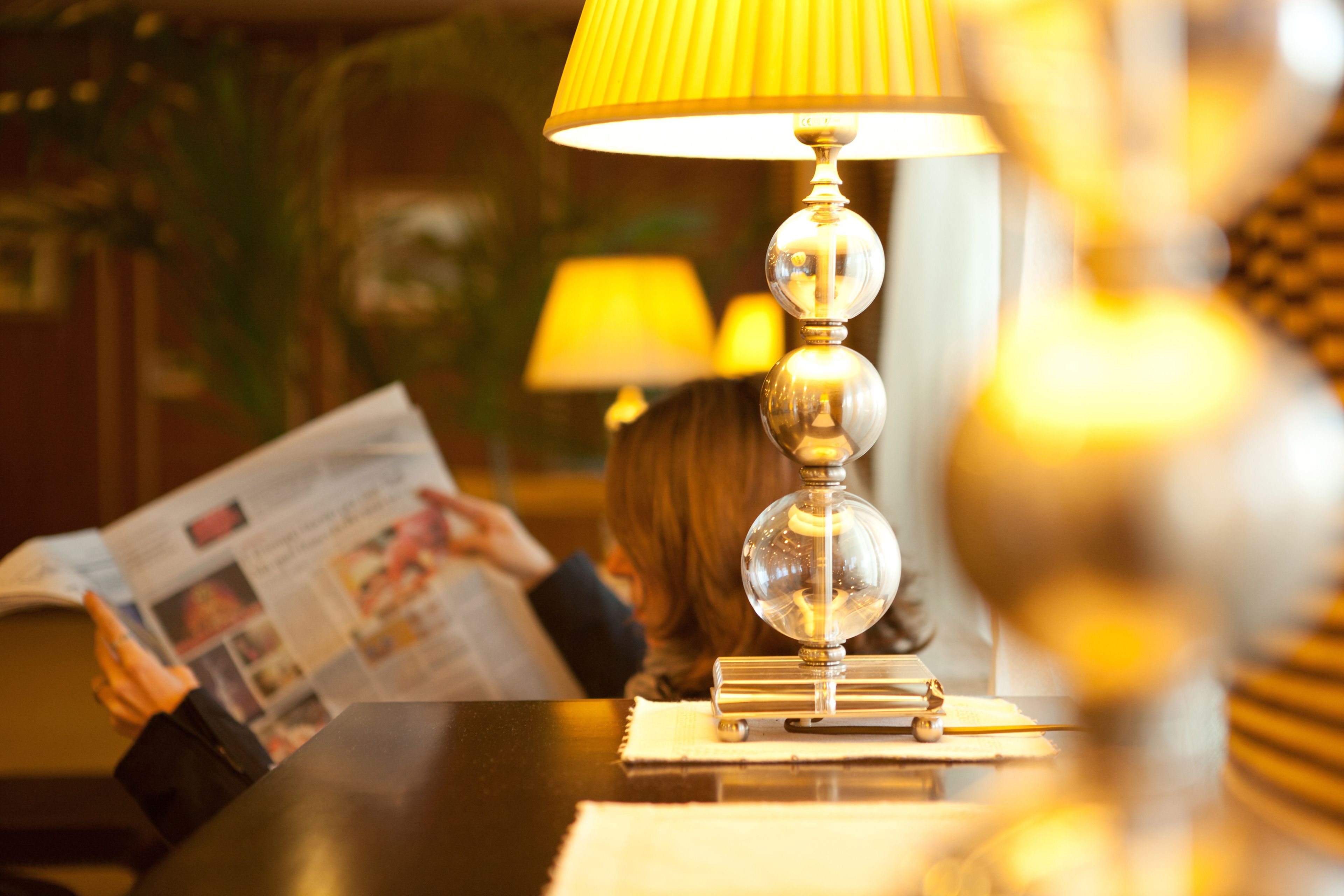 Sitteområde i lobbyen