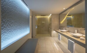 Suite, 1 King Bed (Penthouse) | Bathroom shower