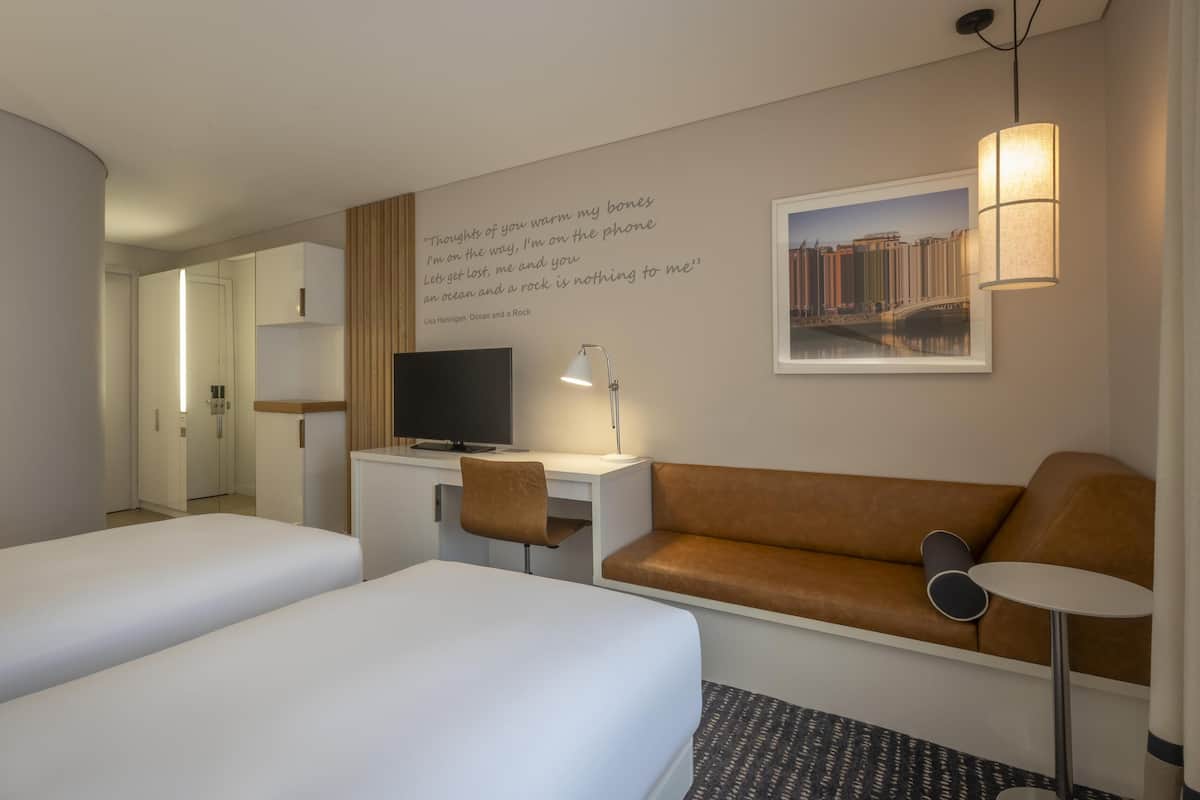 43-inch plasma TV with cable channels, TV, pay movies