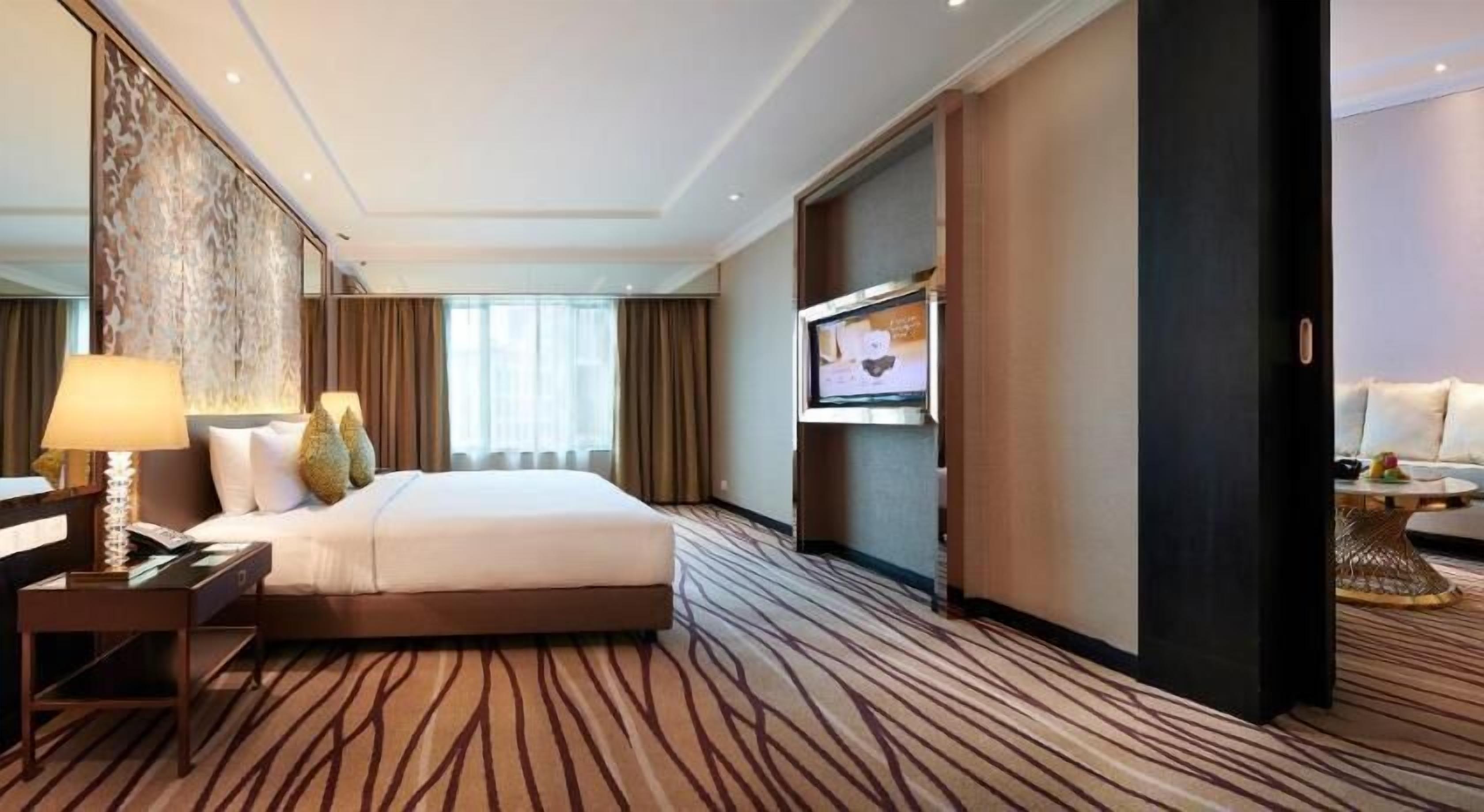 In-room safe, desk, laptop workspace, iron/ironing board