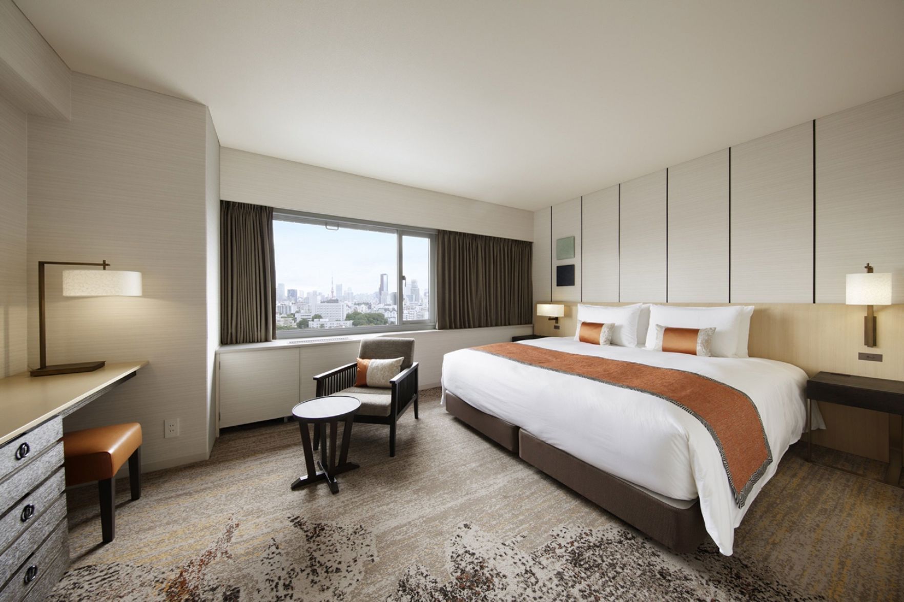 Down comforters, in-room safe, blackout drapes, iron/ironing board