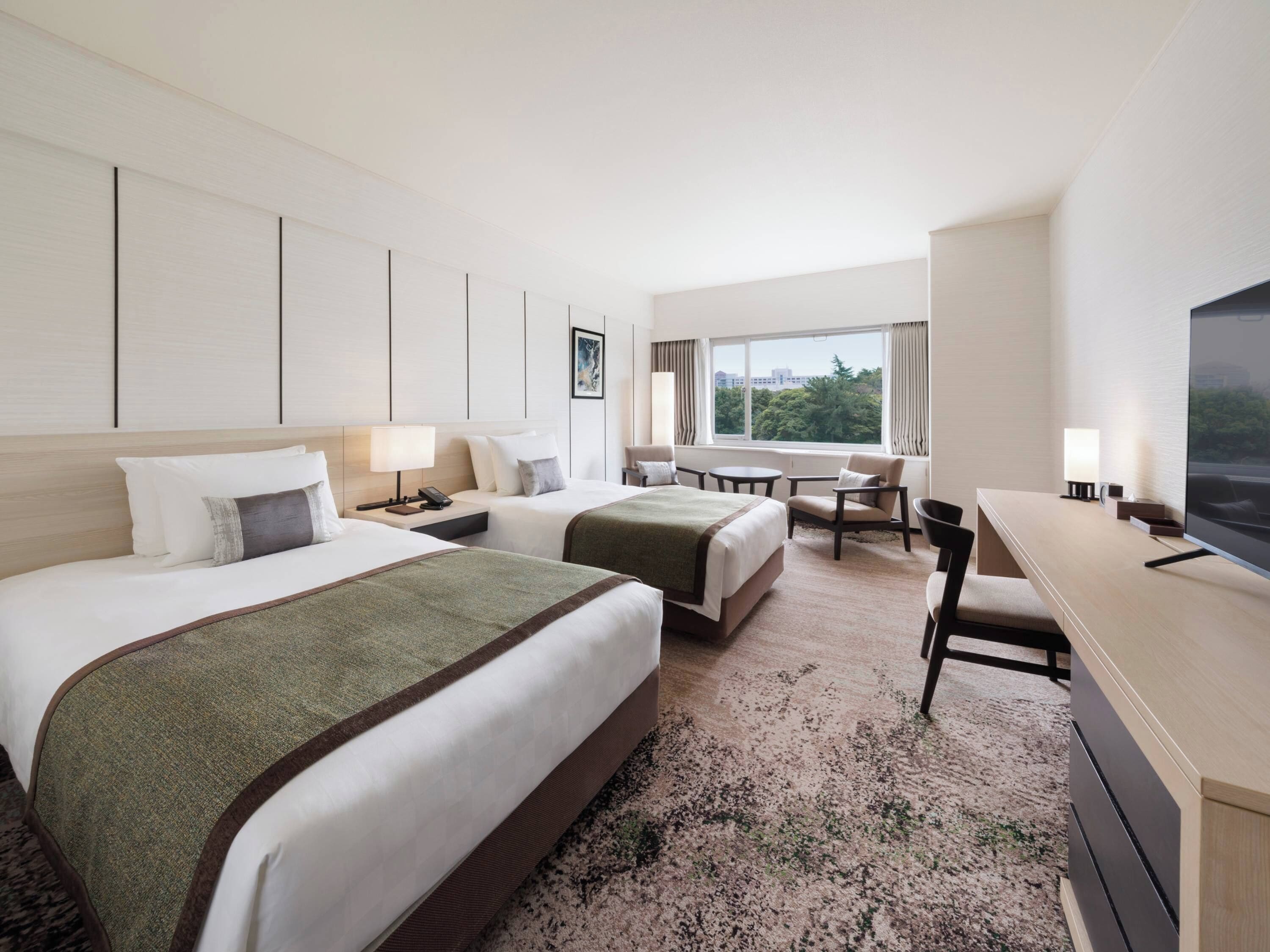 Down duvets, in-room safe, blackout curtains, iron/ironing board