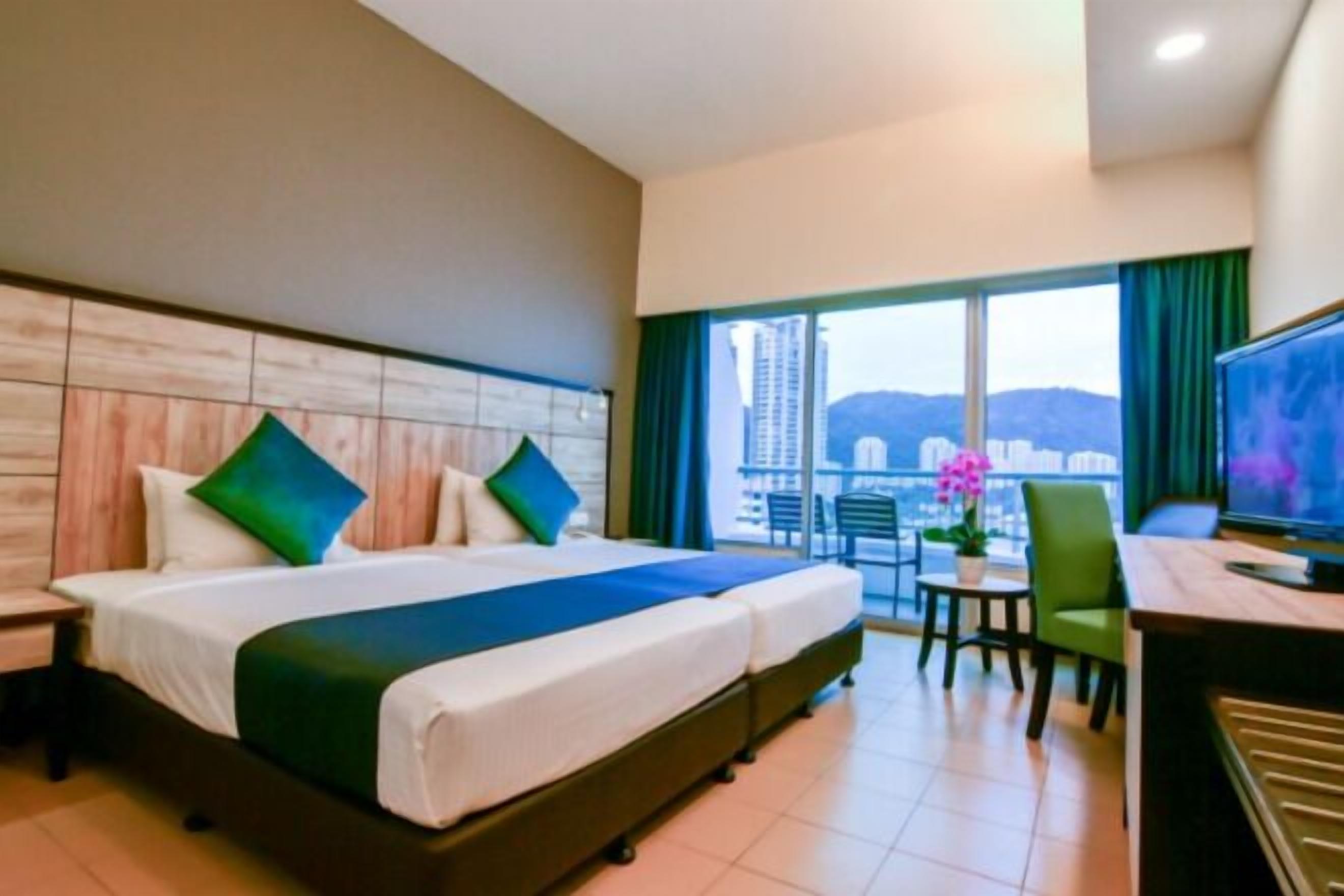 Bar mini, peti besi dalam bilik, meja, Wi-fi percuma 