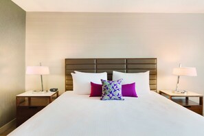 Premium bedding, pillowtop beds, in-room safe, desk