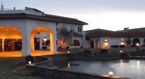Front of property - evening/night