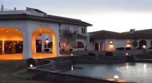 Front of property – evening/night