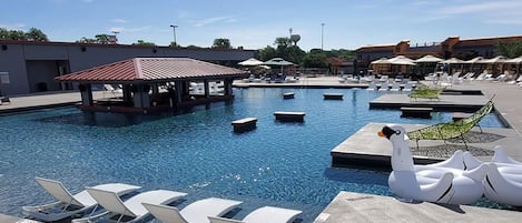 Seasonal outdoor pool