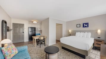 Studio Suite, 1 Queen Bed (Studio) | 2 bedrooms, desk, laptop workspace, iron/ironing board