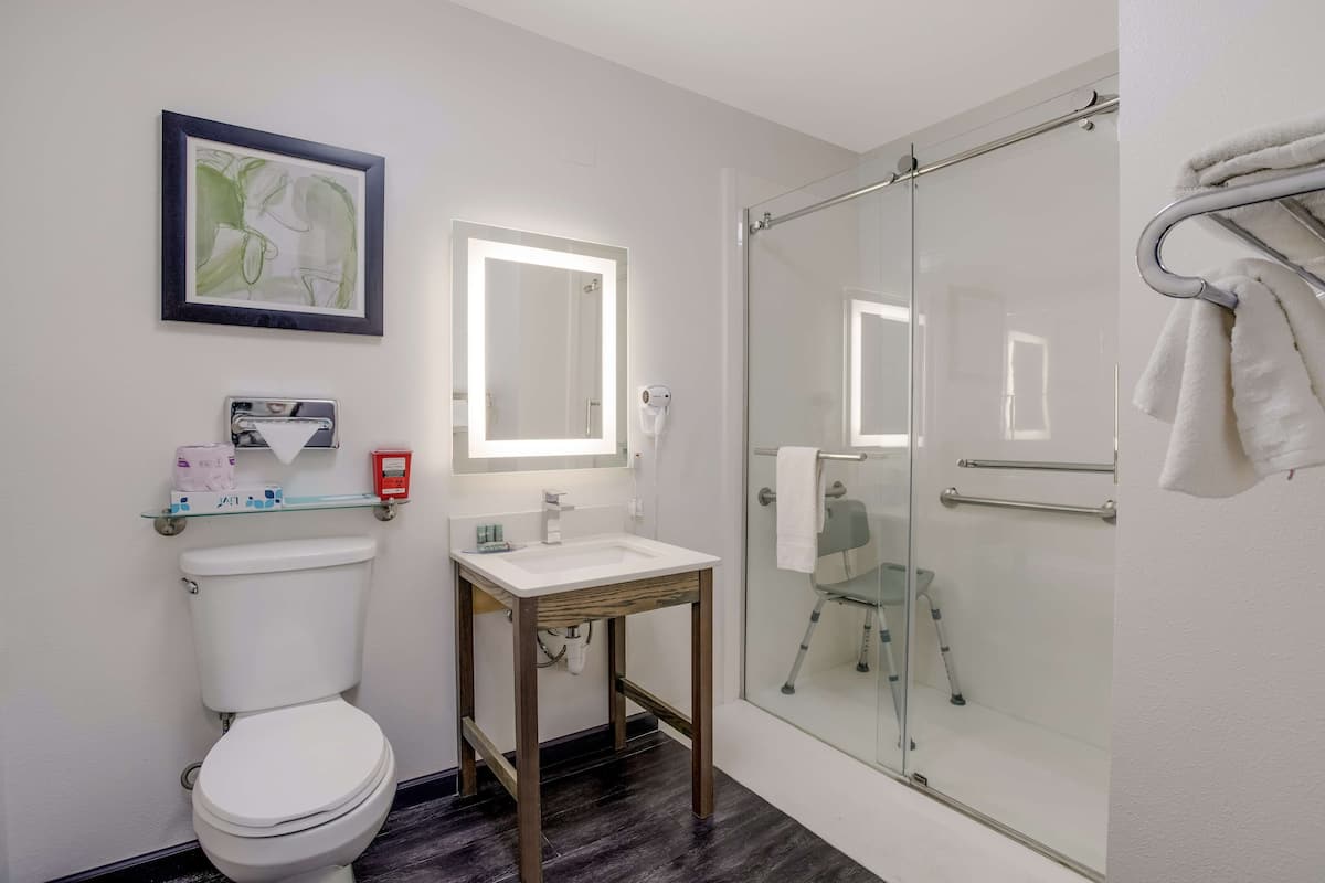 Ücretsiz banyo/kozmetik ürünleri, saç kurutma makinesi, havlu 