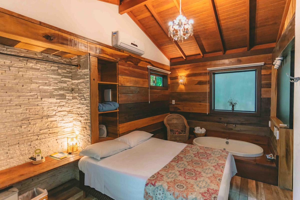 1 kamar tidur, meja kerja, Wi-Fi gratis, dan seprai linen