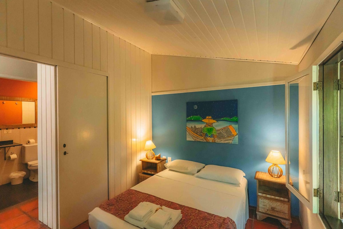 1 kamar tidur, meja kerja, Wi-Fi gratis, dan seprai linen