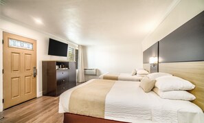 Deluxe Room, 2 Queen Beds | 1 bedroom, premium bedding, pillowtop beds, blackout drapes