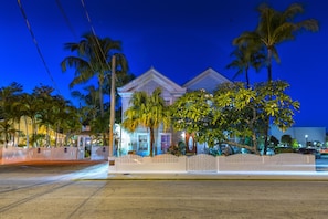 Front of property – evening/night