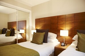 Appartement Confort, 2 chambres, non-fumeurs, 2 salles de bains | 1 chambre, literie hypoallergénique, coffres-forts dans les chambres