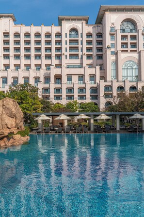 Indoor pool, outdoor pool, cabanas (surcharge)