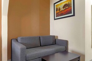 Suite, 1 King Bed with Sofa bed, Non Smoking (Upgrade) | Individually furnished, desk, laptop workspace, blackout curtains - Quality Inn & Suites Wichita Falls I-44 (Wichita Falls)