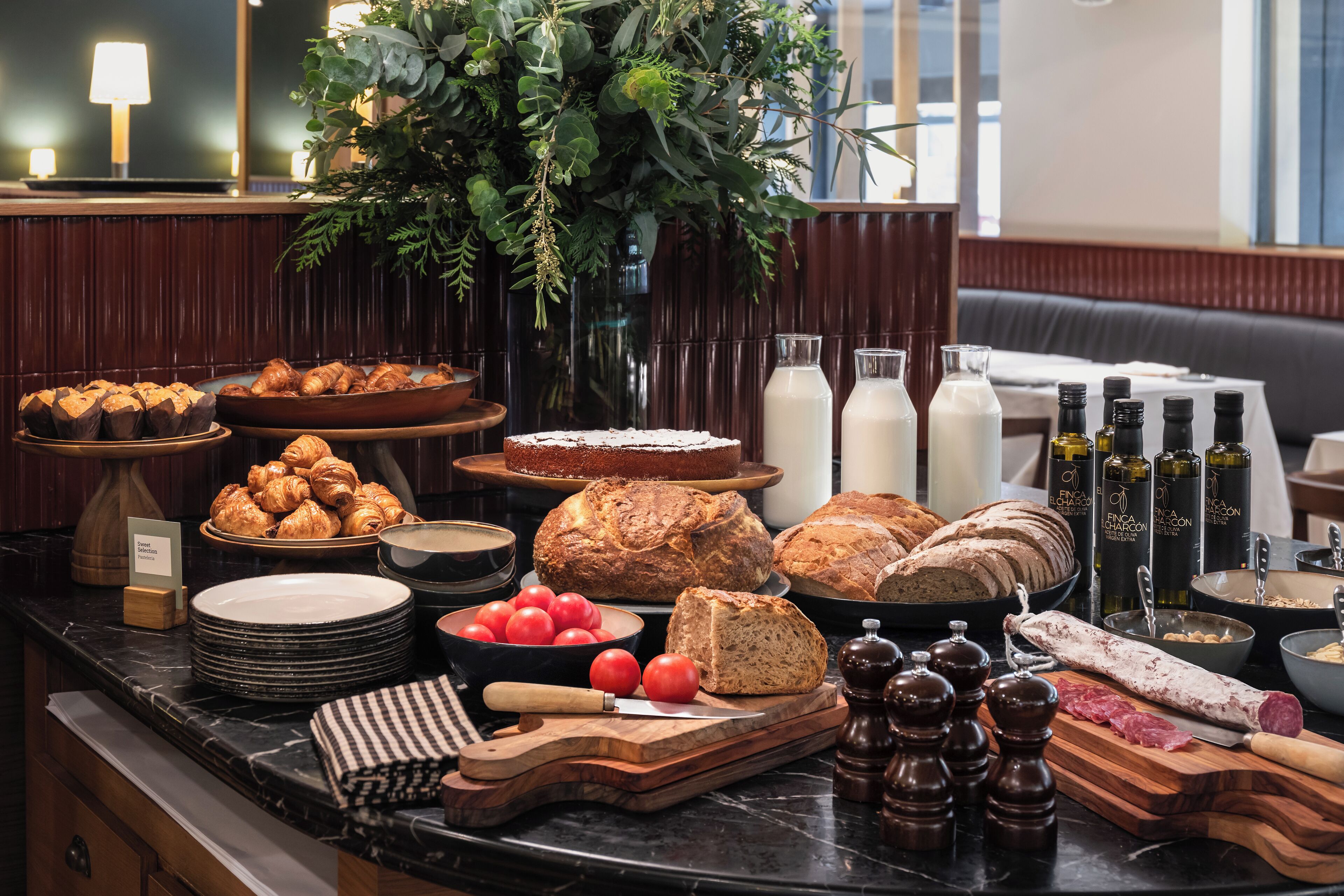 Daily buffet breakfast (EUR 21 per person)