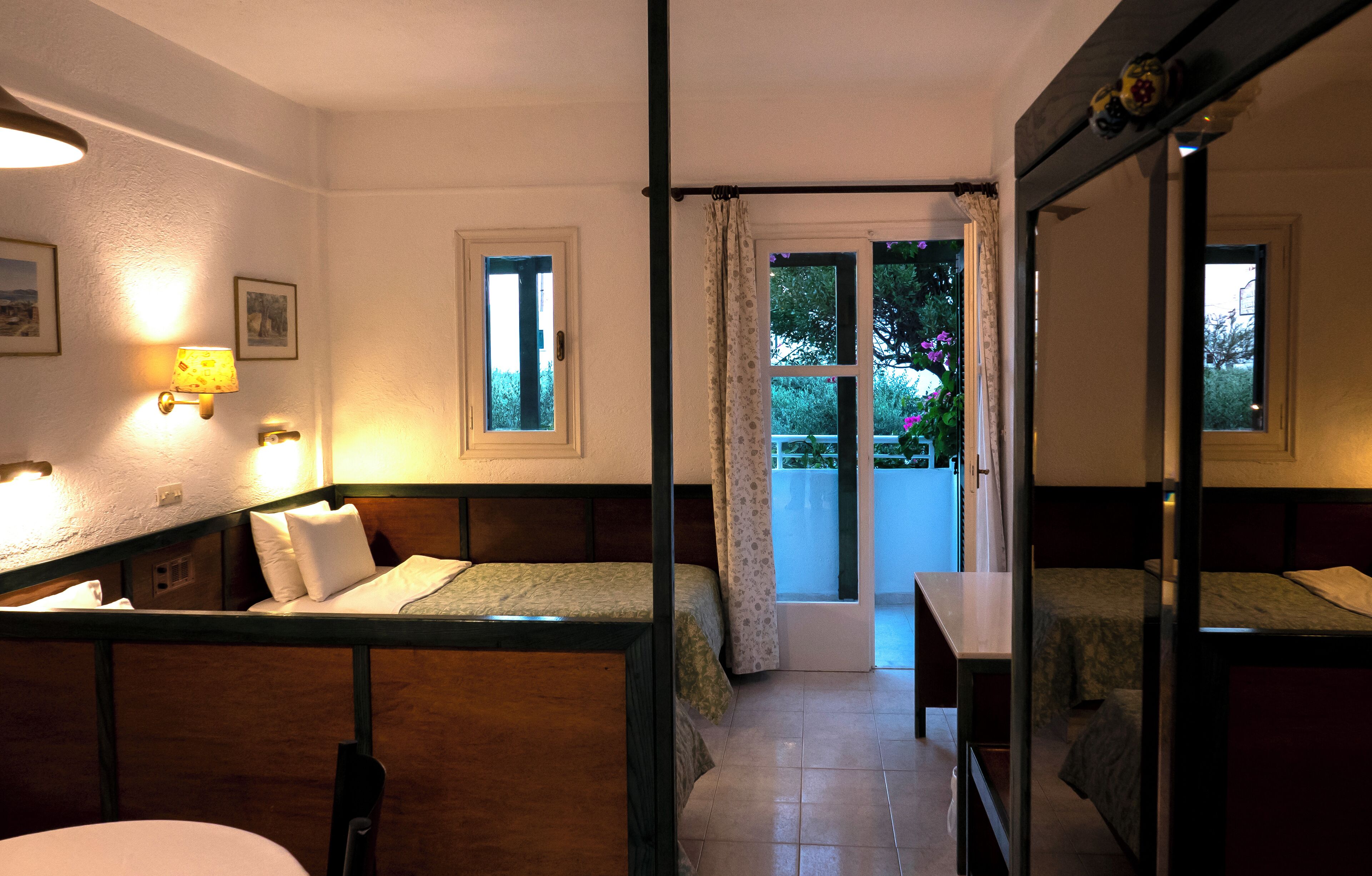 In-room safe, desk, iron/ironing board (on request), cribs (free)