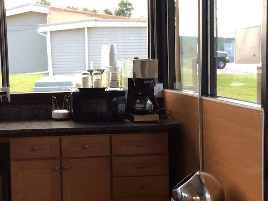 Fridge, microwave
