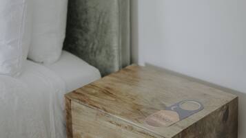 Premium bedding, iron/ironing board, WiFi (free), alarm clocks