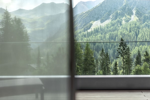 View from room - Tschuggen Grand Hotel (Arosa)