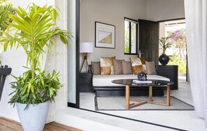 1 slaapkamer, luxe beddengoed, een minibar, een kluis op de kamer