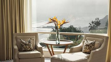 1 غرفة نوم وألحفة محشوة بالريش وميني بار وخزنة داخل الغرفة