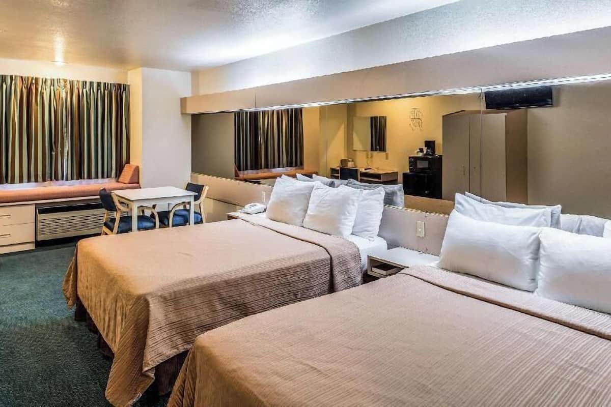 Desk, blackout drapes, iron/ironing board, free WiFi