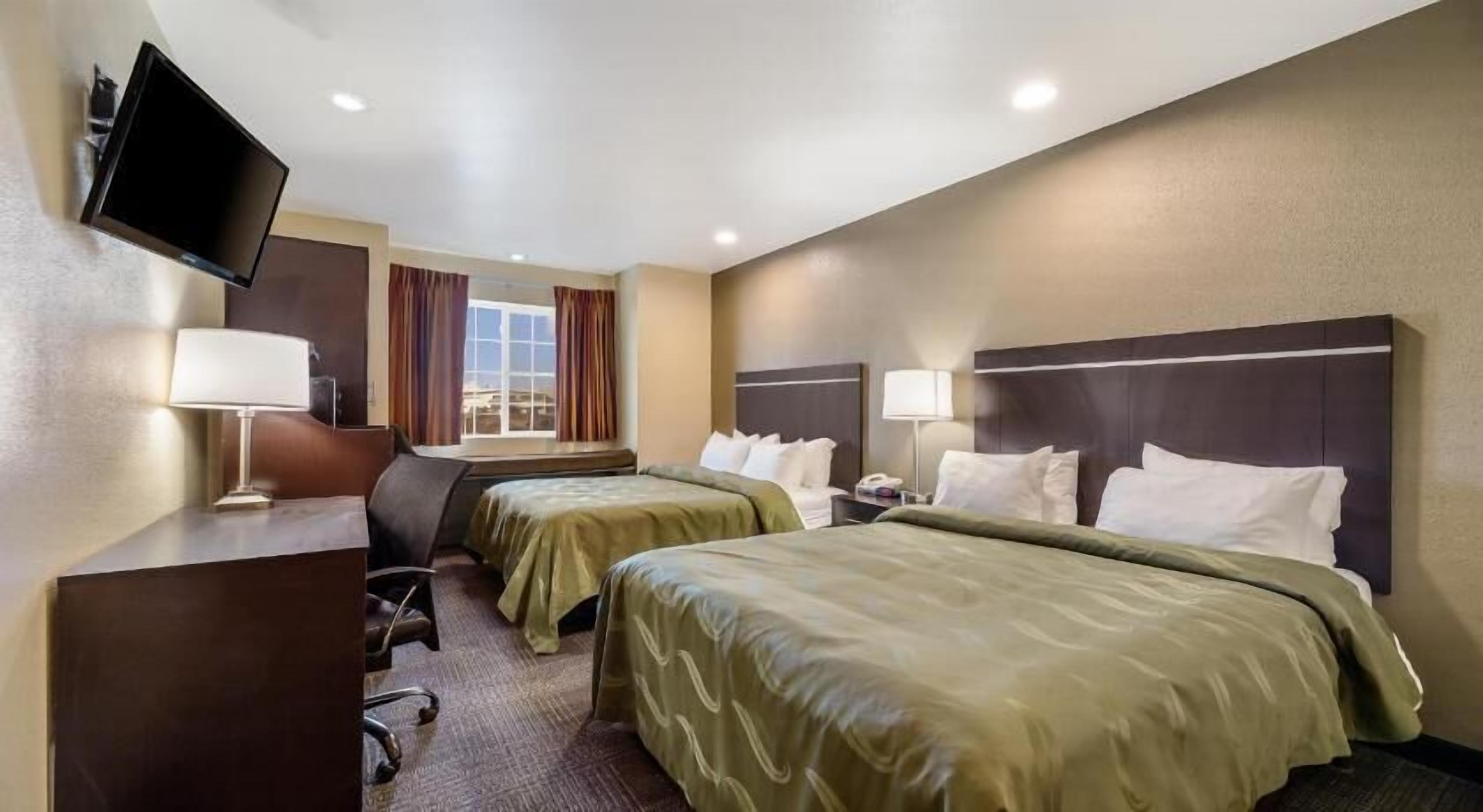 Desk, blackout curtains, iron/ironing board, free WiFi