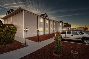 Front of property - evening/night