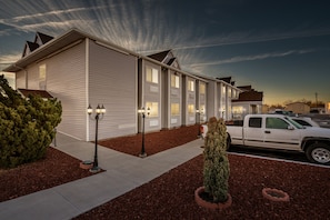 Front of property - evening/night