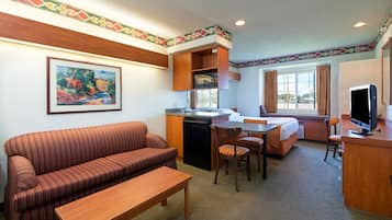 Desk, free cots/infant beds, rollaway beds, free WiFi