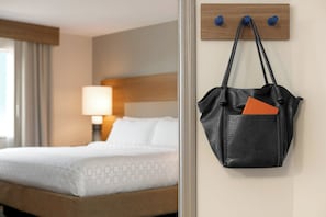 1 bedroom, desk, laptop workspace, blackout drapes