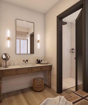 Free toiletries, hair dryer, bidet, towels - Hotel San Roque (San Roque)