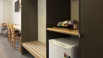 Down duvets, Select Comfort beds, desk, iron/ironing board