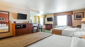 Room, Multiple Beds, Accessible, Non Smoking | Iron/ironing board, free cots/infant beds, rollaway beds, free WiFi